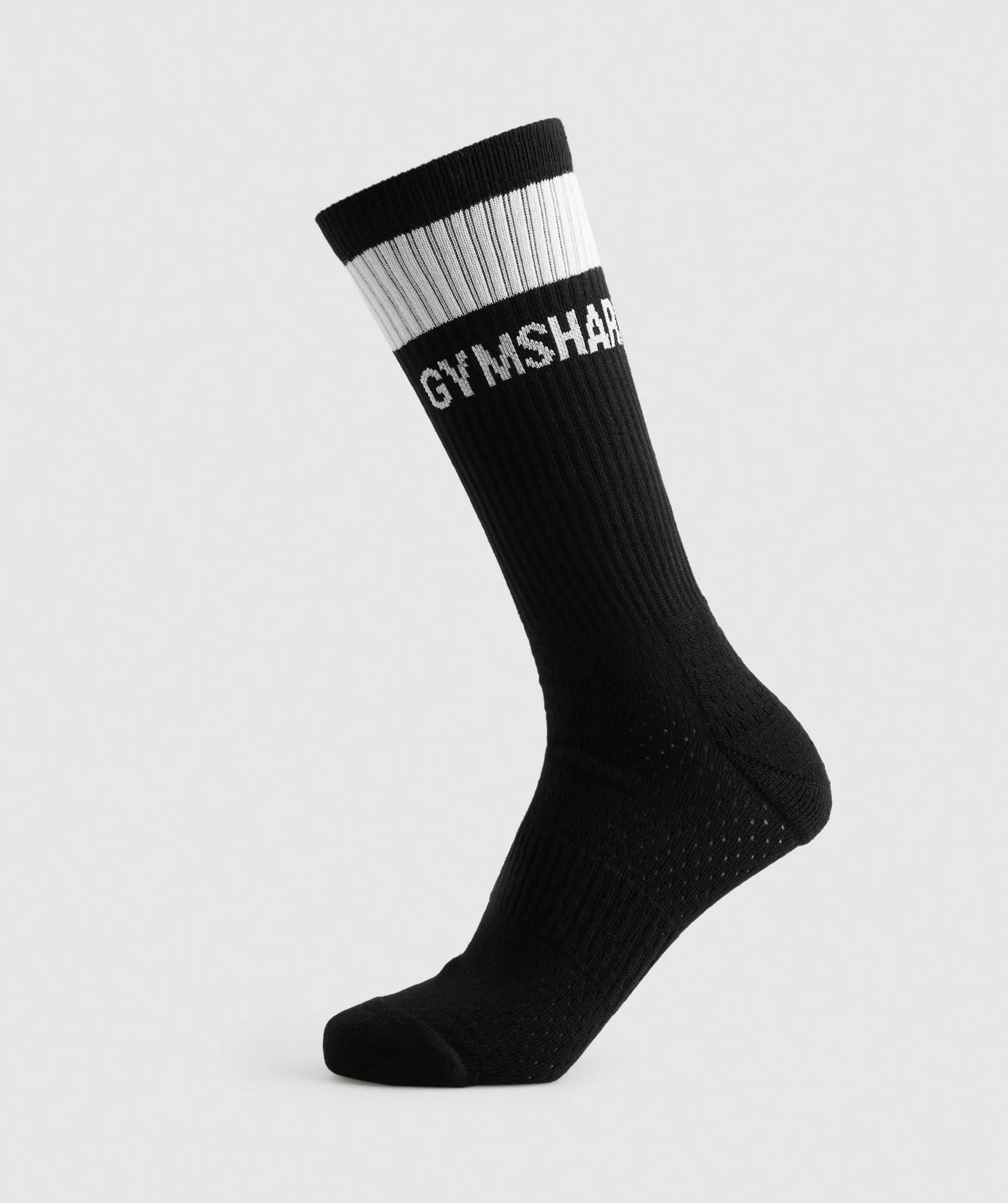 Gymshark Crew Socks 1pk - Black