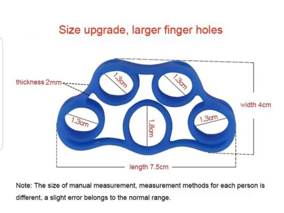 Hand Finger Training Blue Band. (comes in different colours for tensions.)