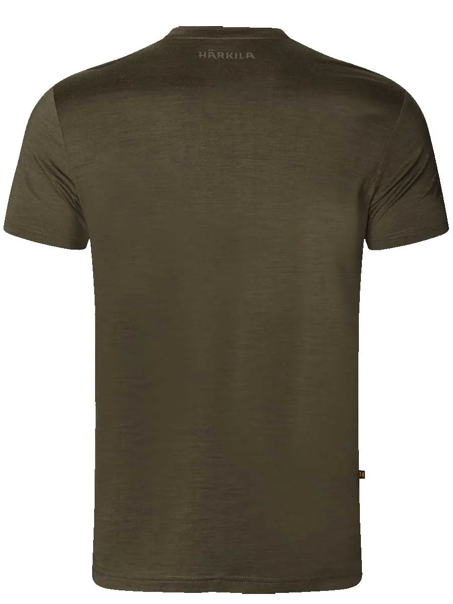 HARKILA Base All Season Short Sleeve T-Shirt - Mens - Willow Green