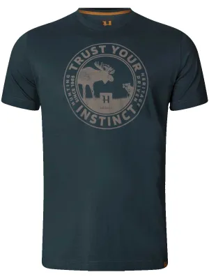 HARKILA Moose T-shirt - Mens - Dark Navy