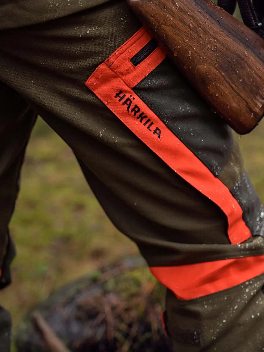 HARKILA Pro Hunter Dog Keeper GTX Trousers - Mens - Willow Green & Orange