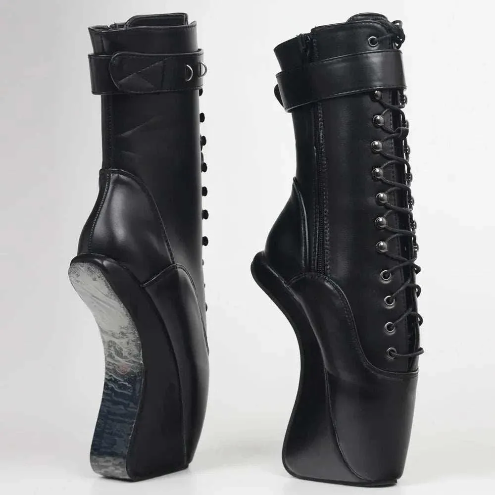 Heelless High Heel Hoof Boots – Fetish Ballet Ankle Booties