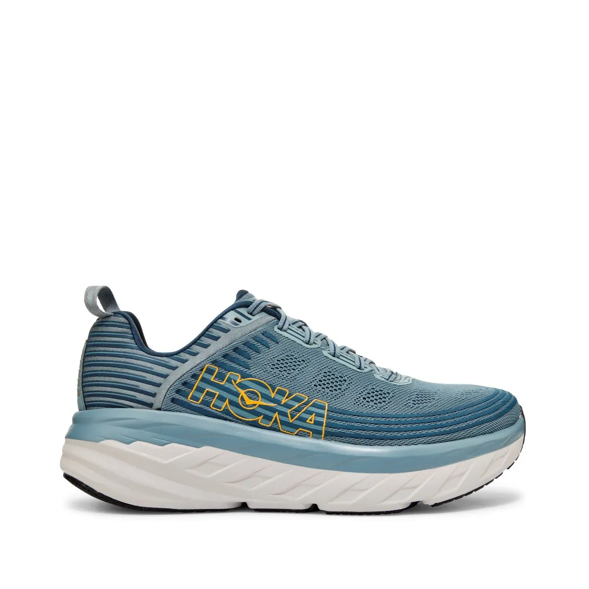 'HOKA' Men's Bondi 6 - Lead / Majolica Blue