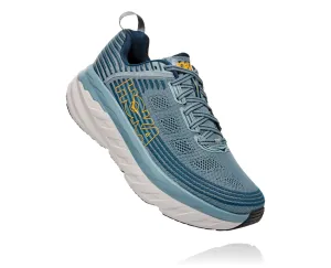 'HOKA' Men's Bondi 6 - Lead / Majolica Blue