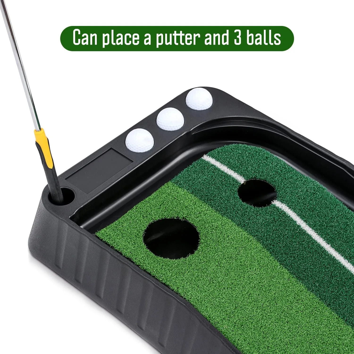 Indoor Mini Golf Practice Auto Ball Return Training Aid