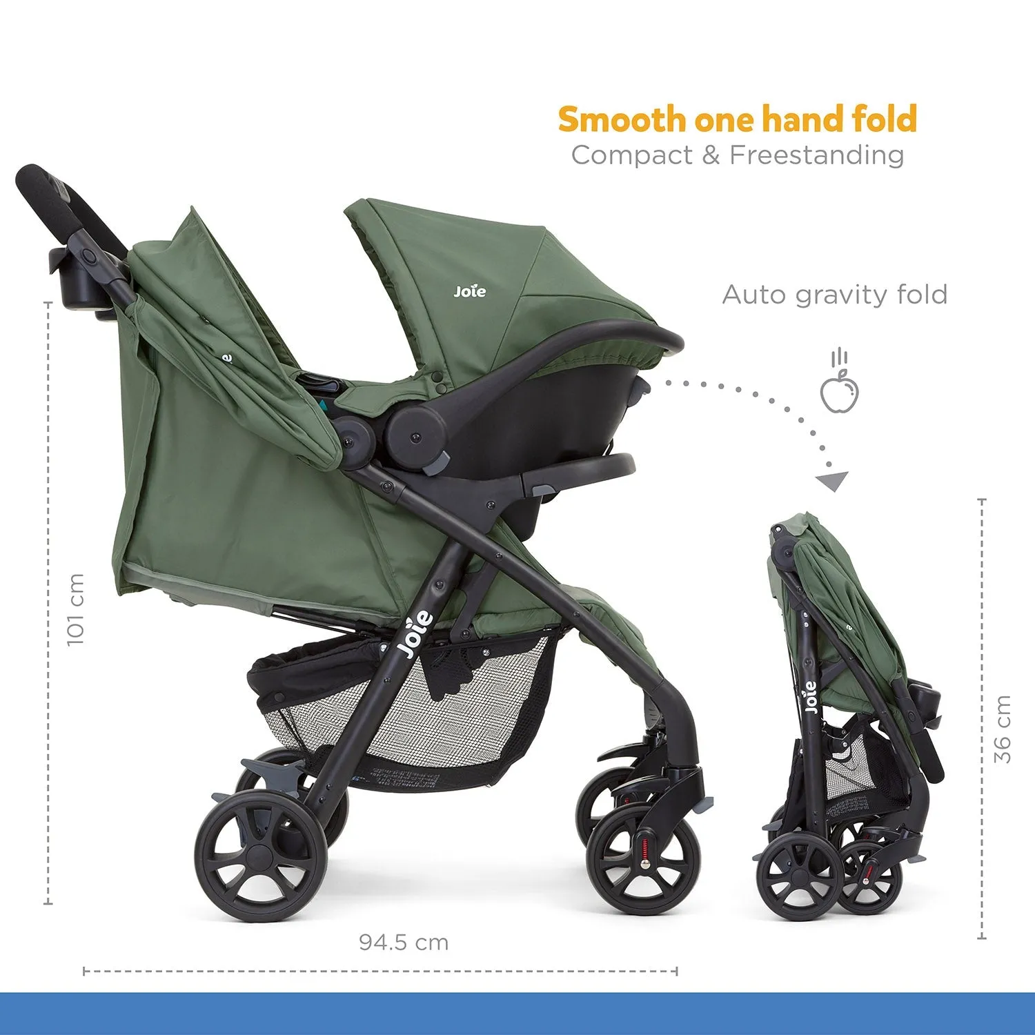 Joie Muze Lx Travel System with Juva-Birth to 36months