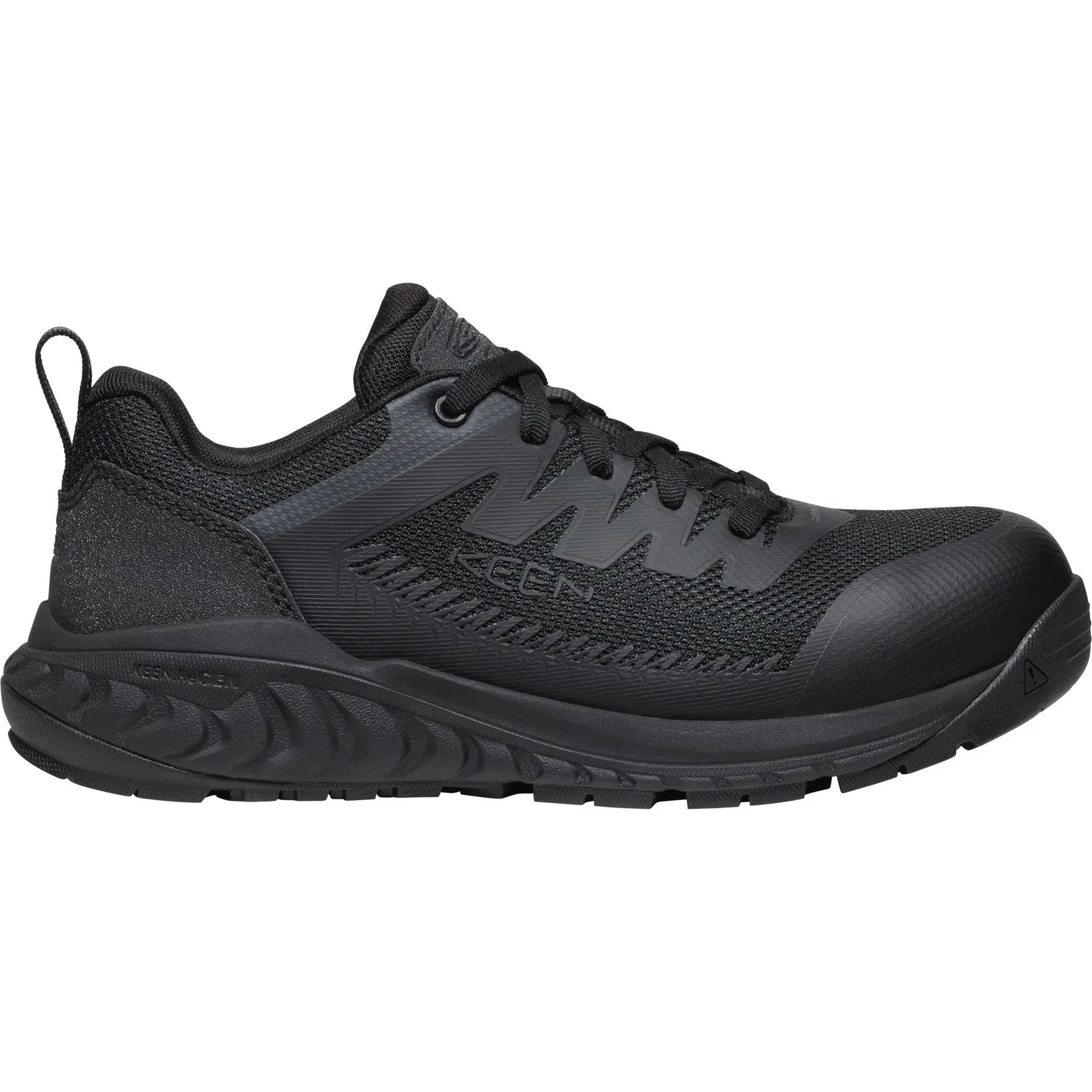 Keen Utility Mens Arvada ESD CT Black/Black Synthetic Work Shoes