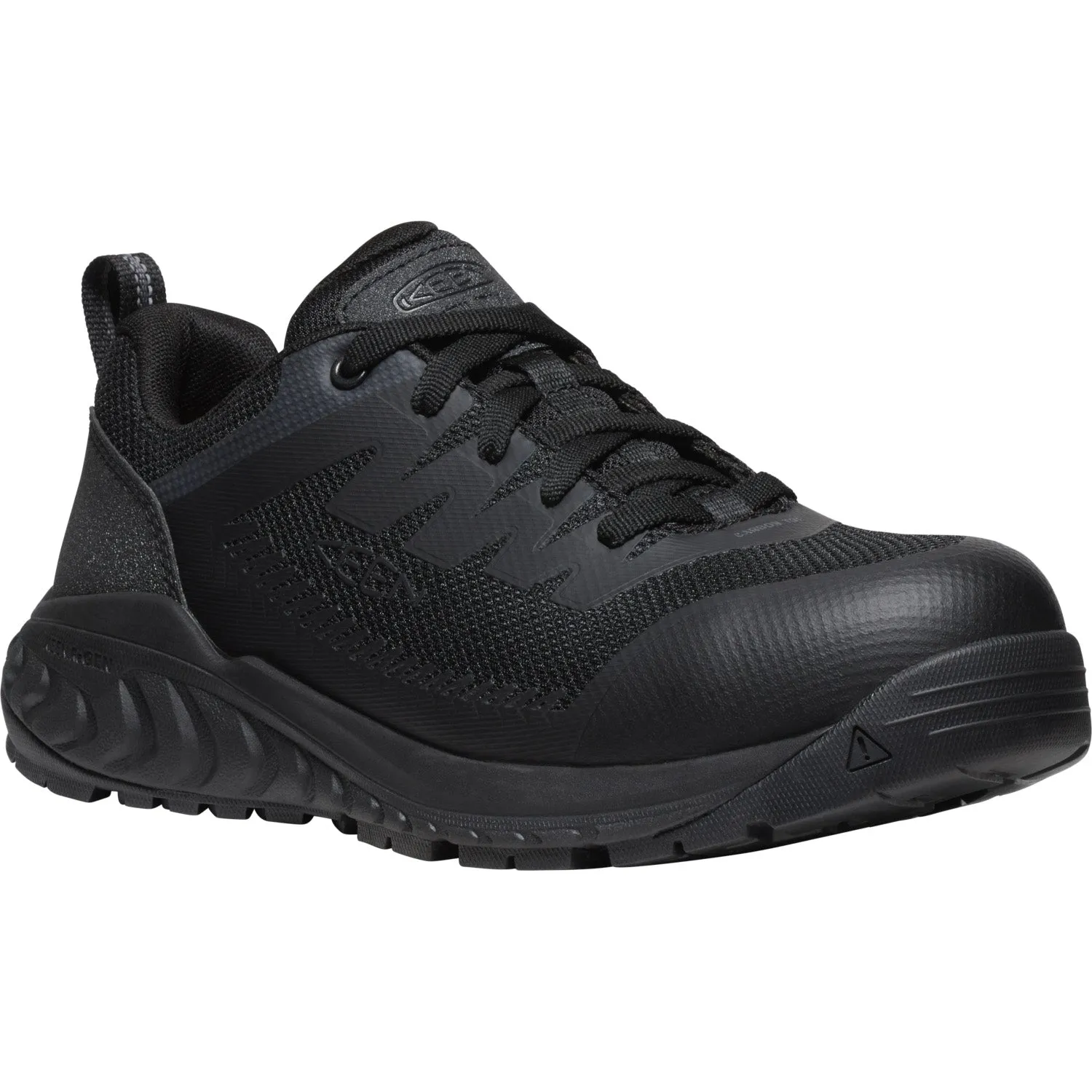 Keen Utility Mens Arvada ESD CT Black/Black Synthetic Work Shoes