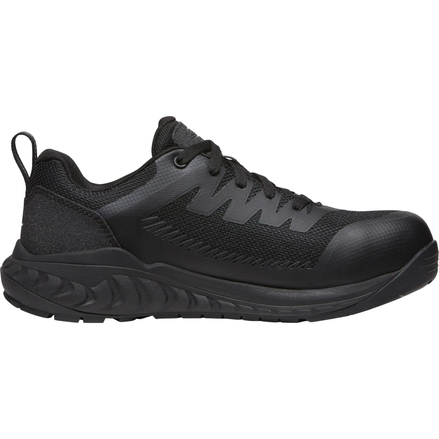 Keen Utility Mens Arvada ESD CT Black/Black Synthetic Work Shoes