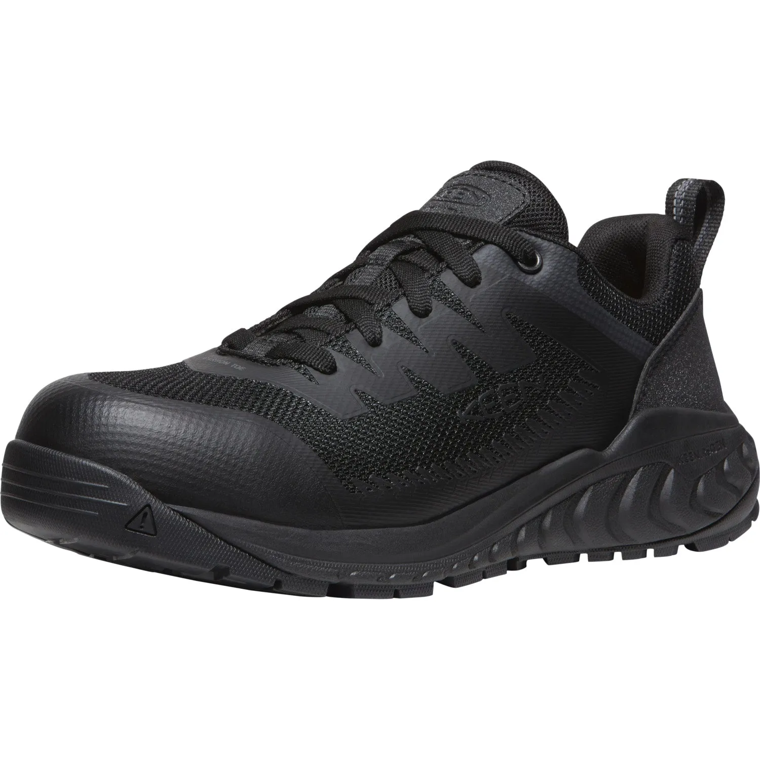 Keen Utility Mens Arvada ESD CT Black/Black Synthetic Work Shoes