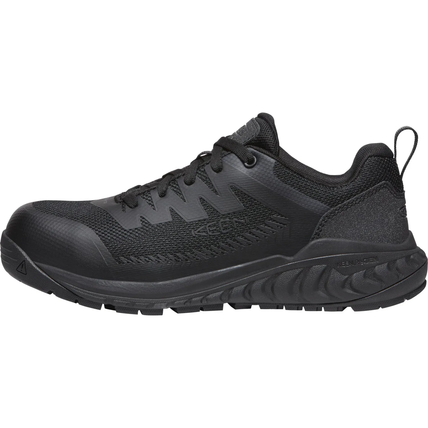 Keen Utility Mens Arvada ESD CT Black/Black Synthetic Work Shoes