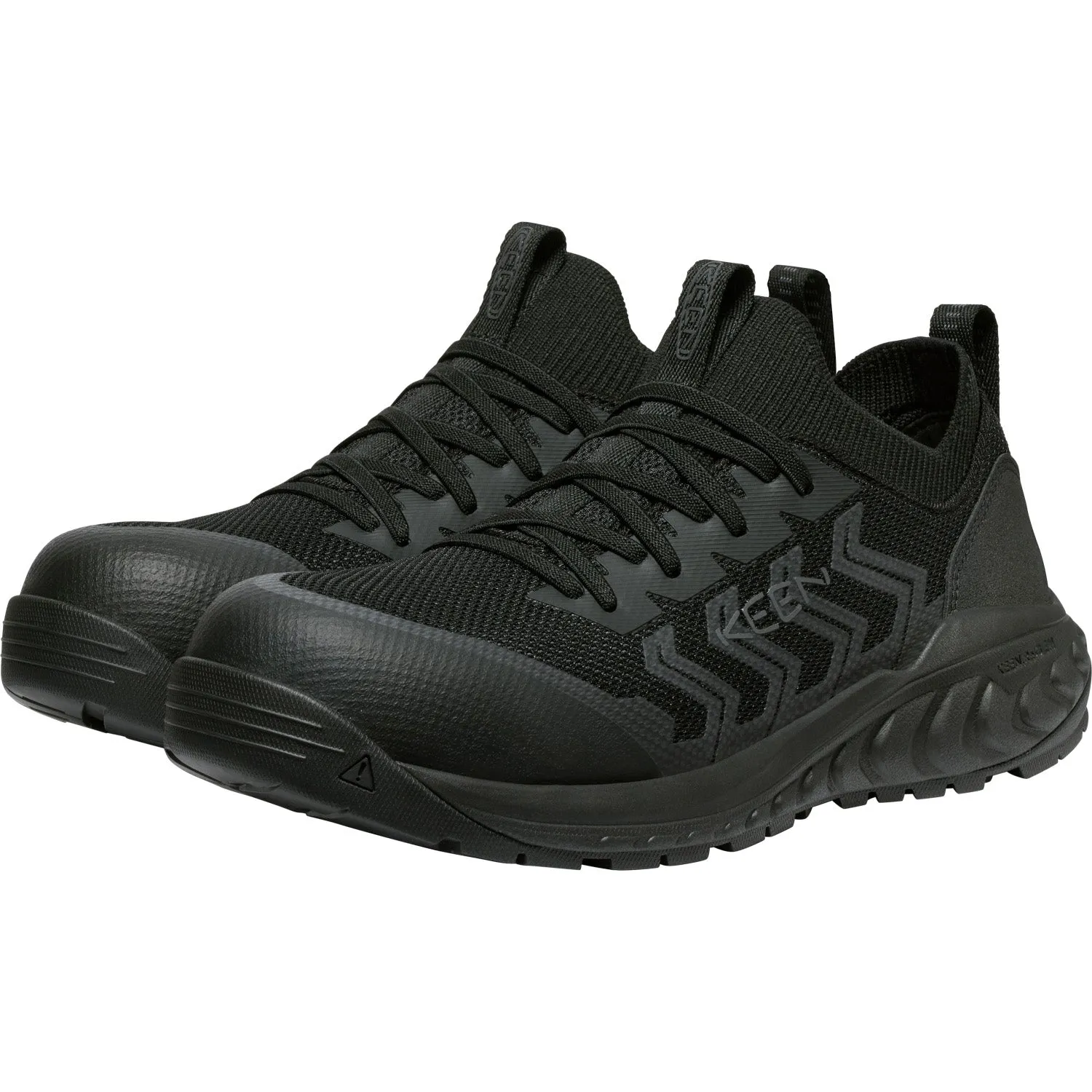 Keen Utility Mens Arvada Shift CT Black/Magnet Synthetic Work Shoes