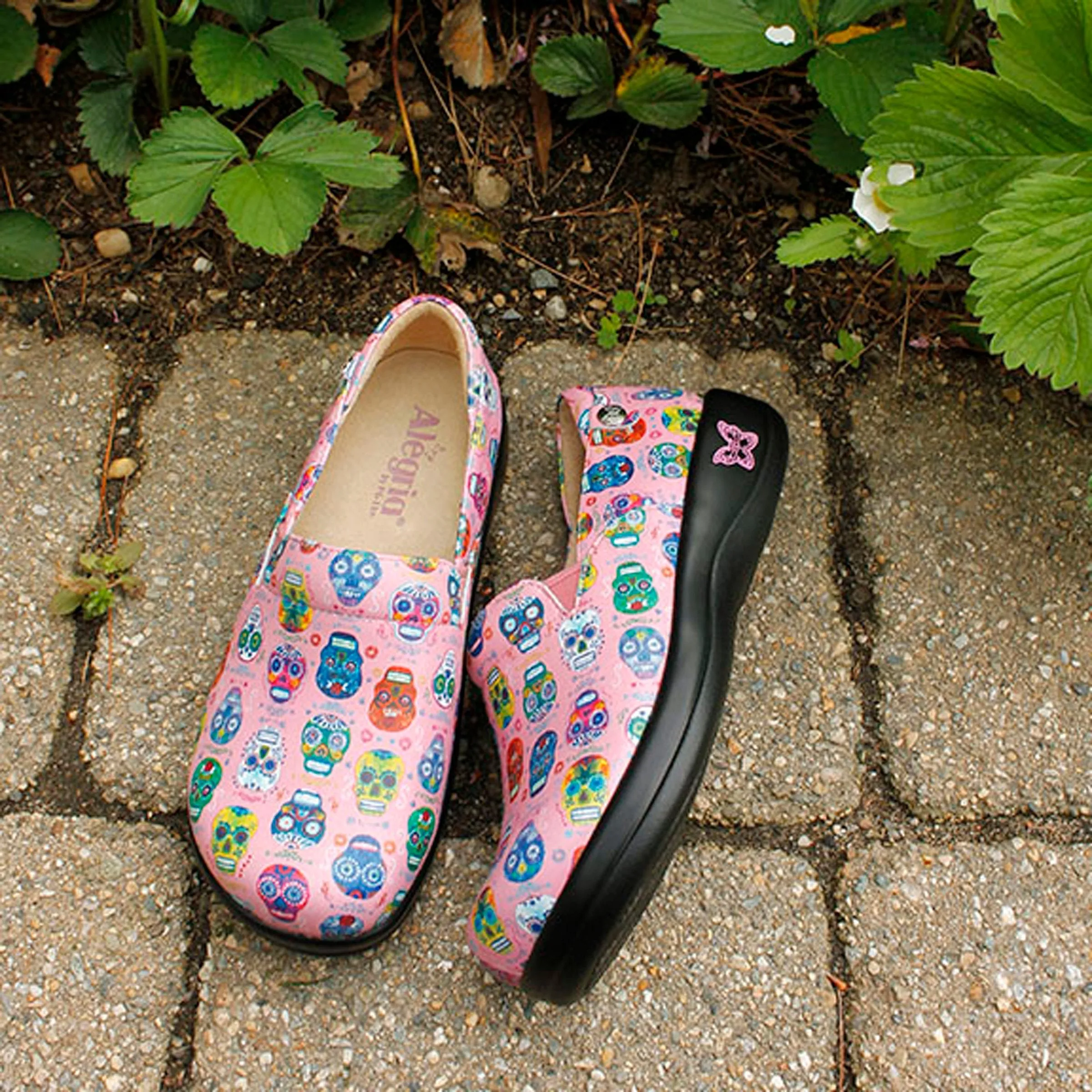 Keli Sugar Skulls Pink Professional Shoe