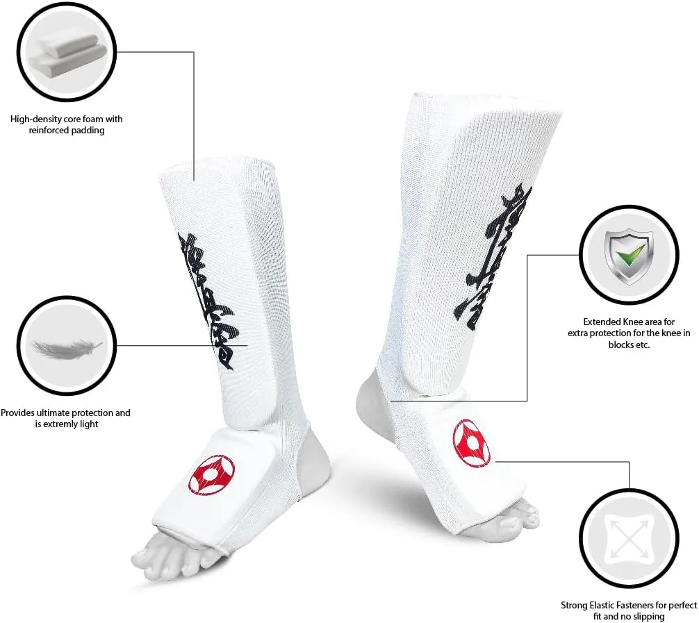 KYOKUSHIN FOOT SHIN & INSTEP GUARD FOR UNBEATABLE KICKS