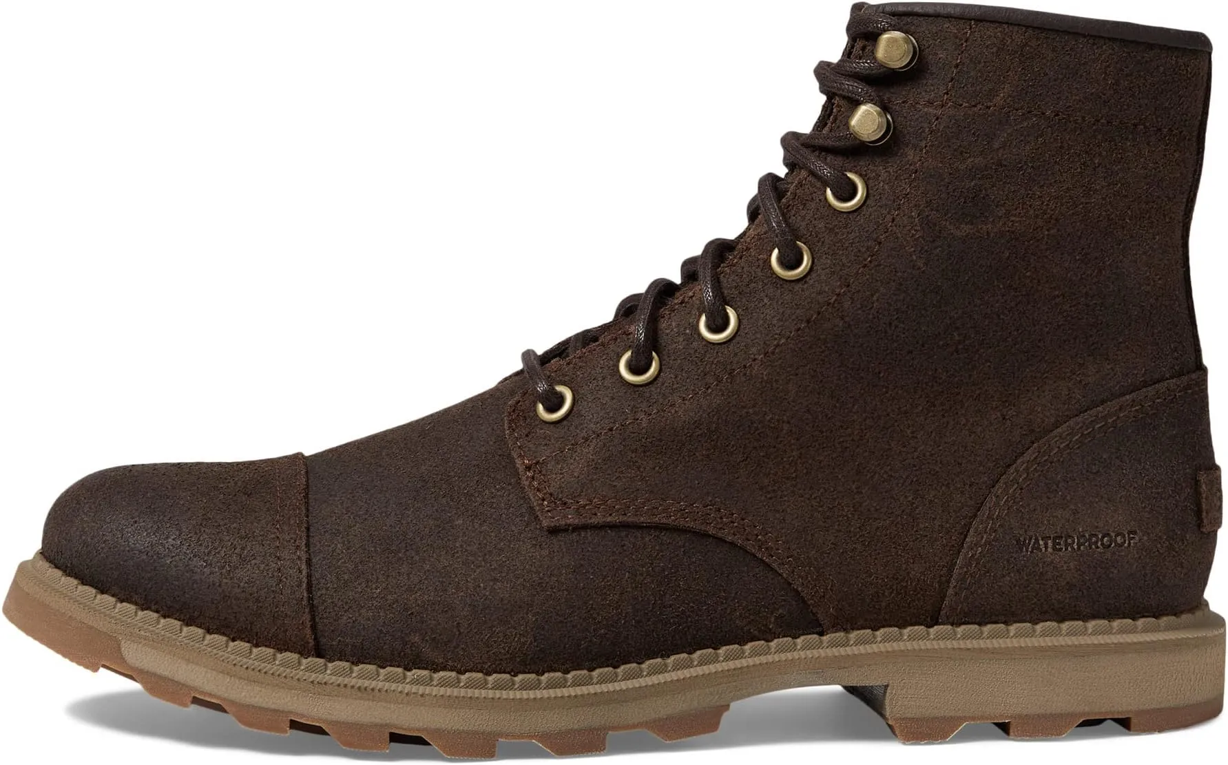 Lace-up boots Madson II Chore Waterproof SOREL, Tobacco/Gum 10