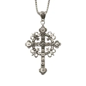 Large Gothic Cross Chain Necklace