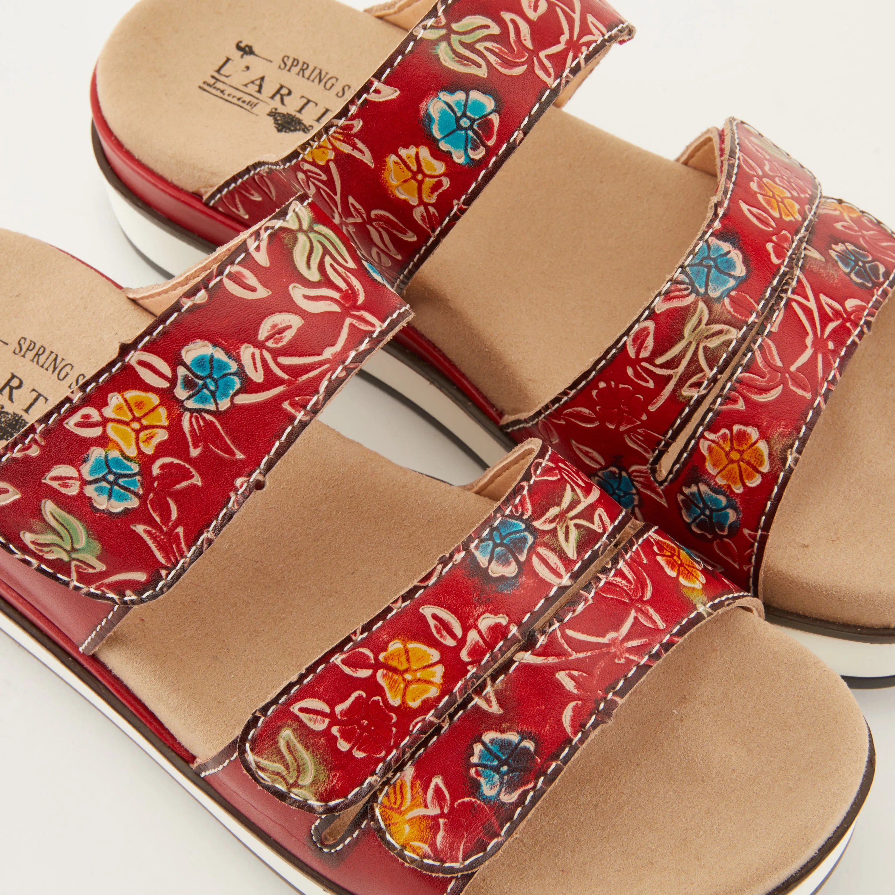 L'ARTISTE DEAREST SLIDE SANDALS