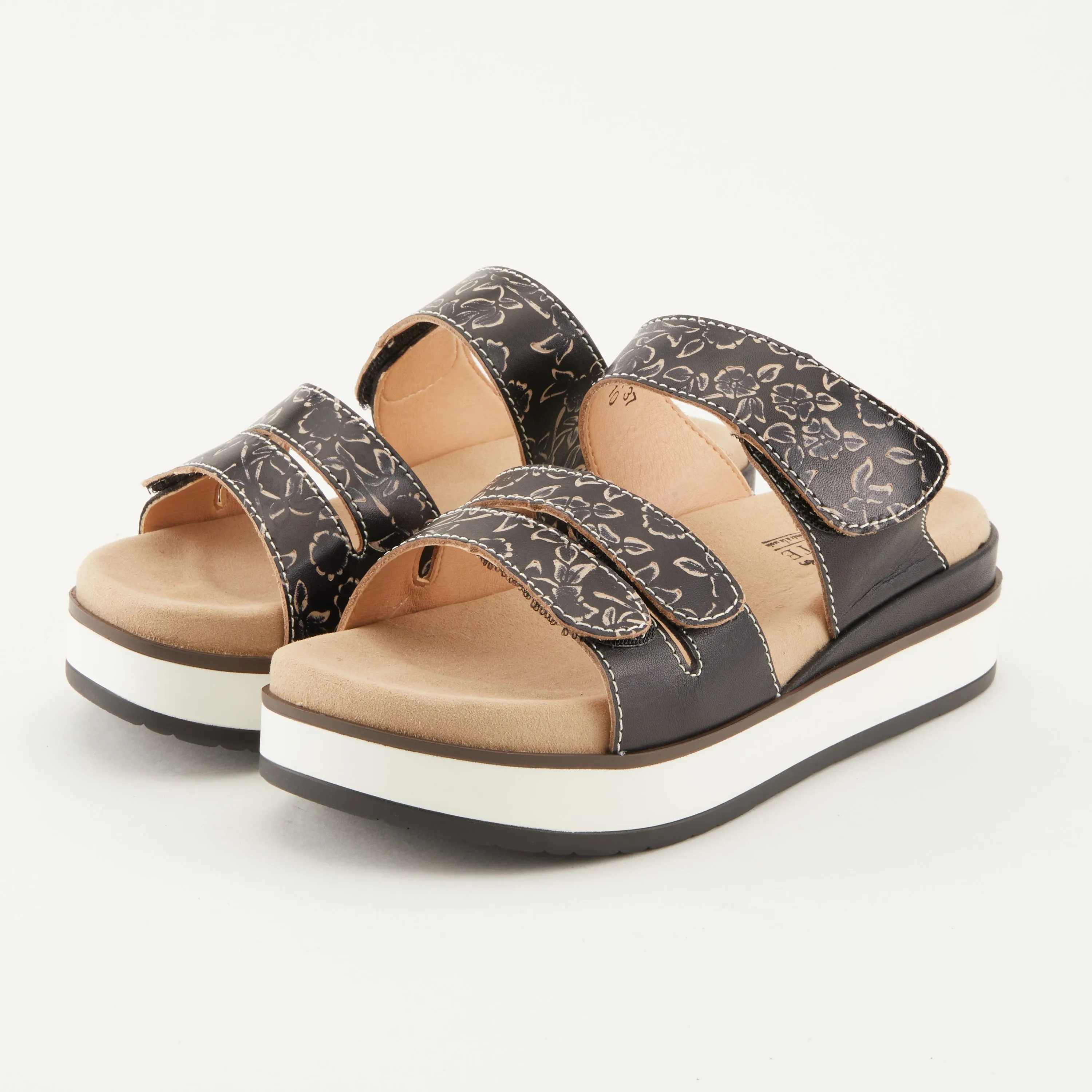 L'ARTISTE DEAREST SLIDE SANDALS