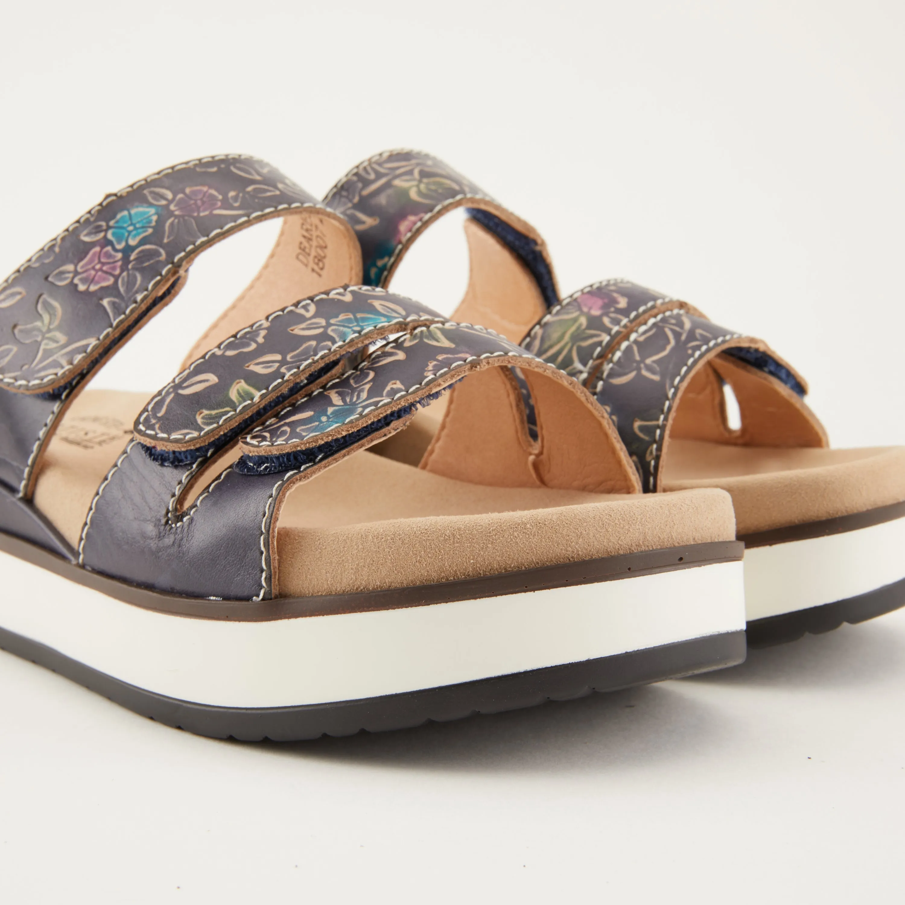 L'ARTISTE DEAREST SLIDE SANDALS