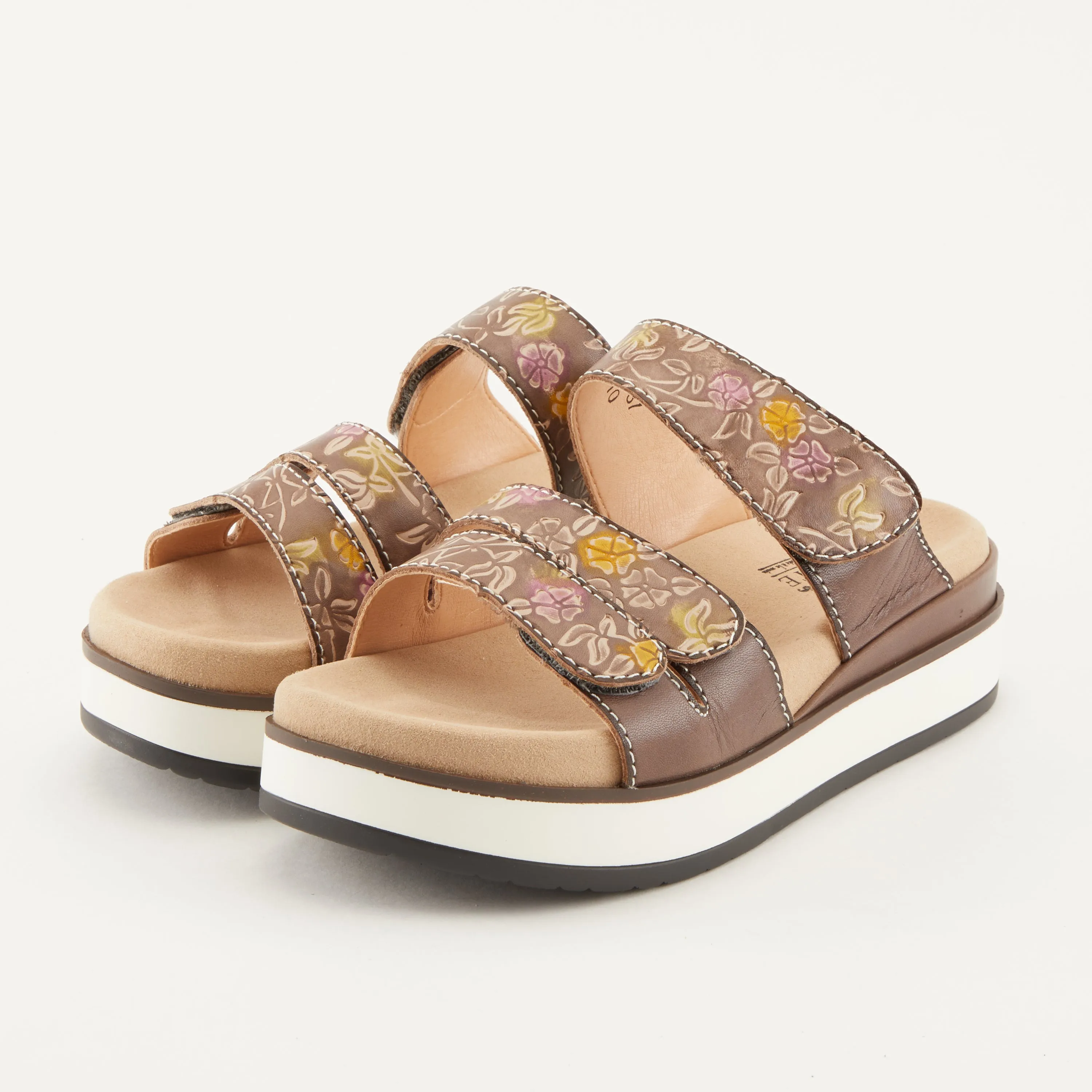 L'ARTISTE DEAREST SLIDE SANDALS