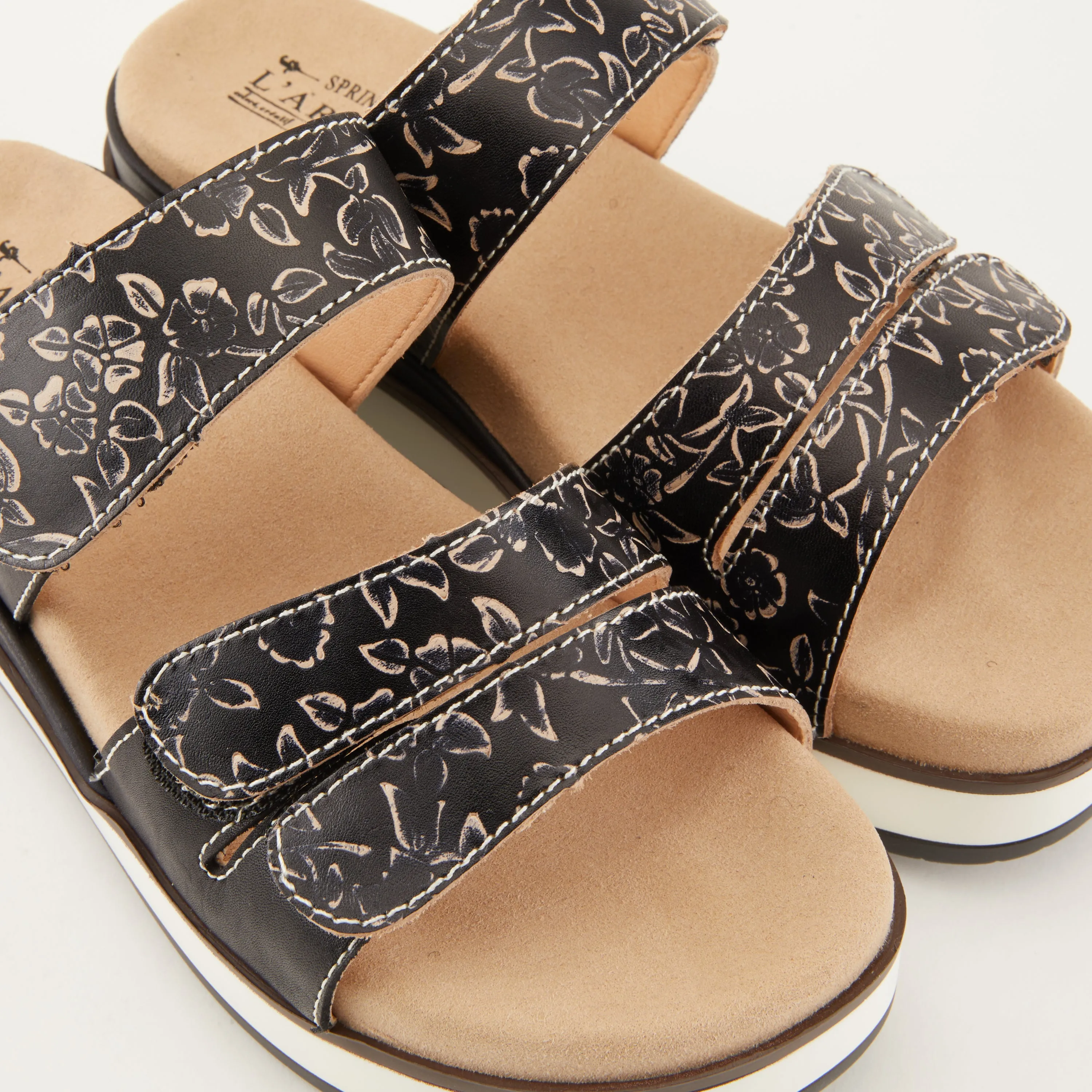 L'ARTISTE DEAREST SLIDE SANDALS