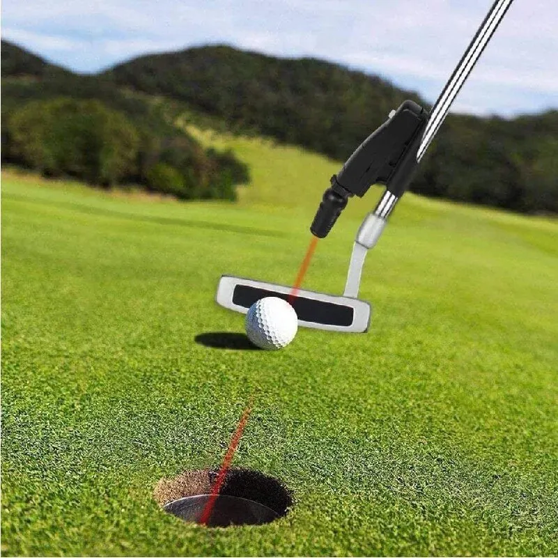 Laser Putt Golf Training Aid - Golf Putter For Golfer Training Practice