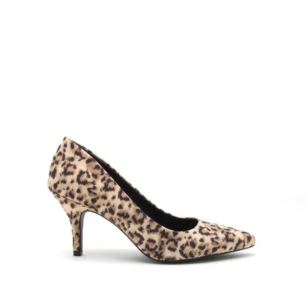 Leopard Print Pointed Toe Pump