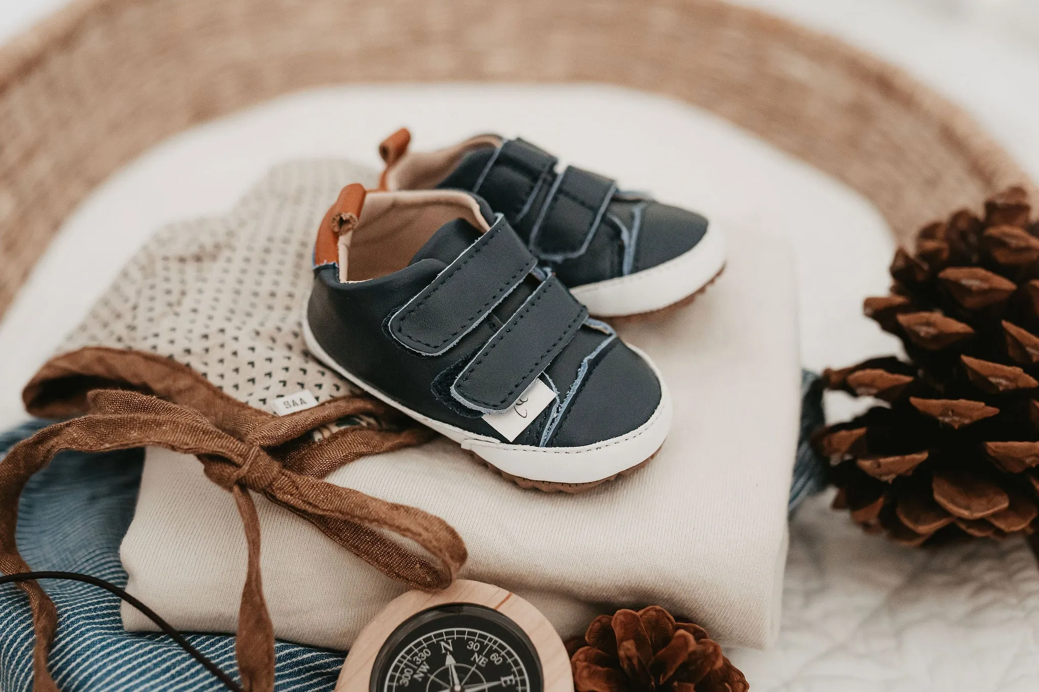 Little Love Bug Casual Navy Low Top