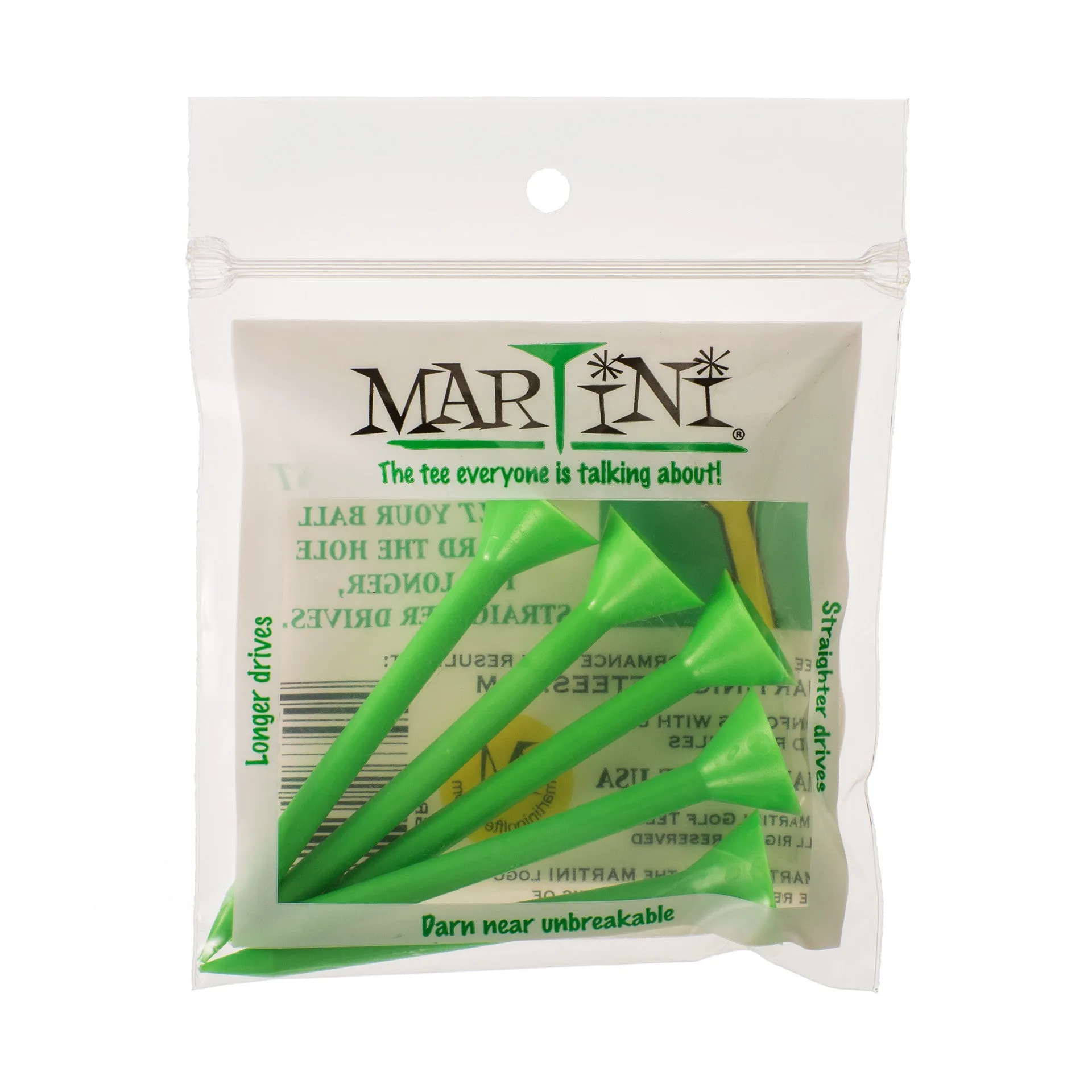 Martini 3.25" Original Golf Tees - 5 Pack