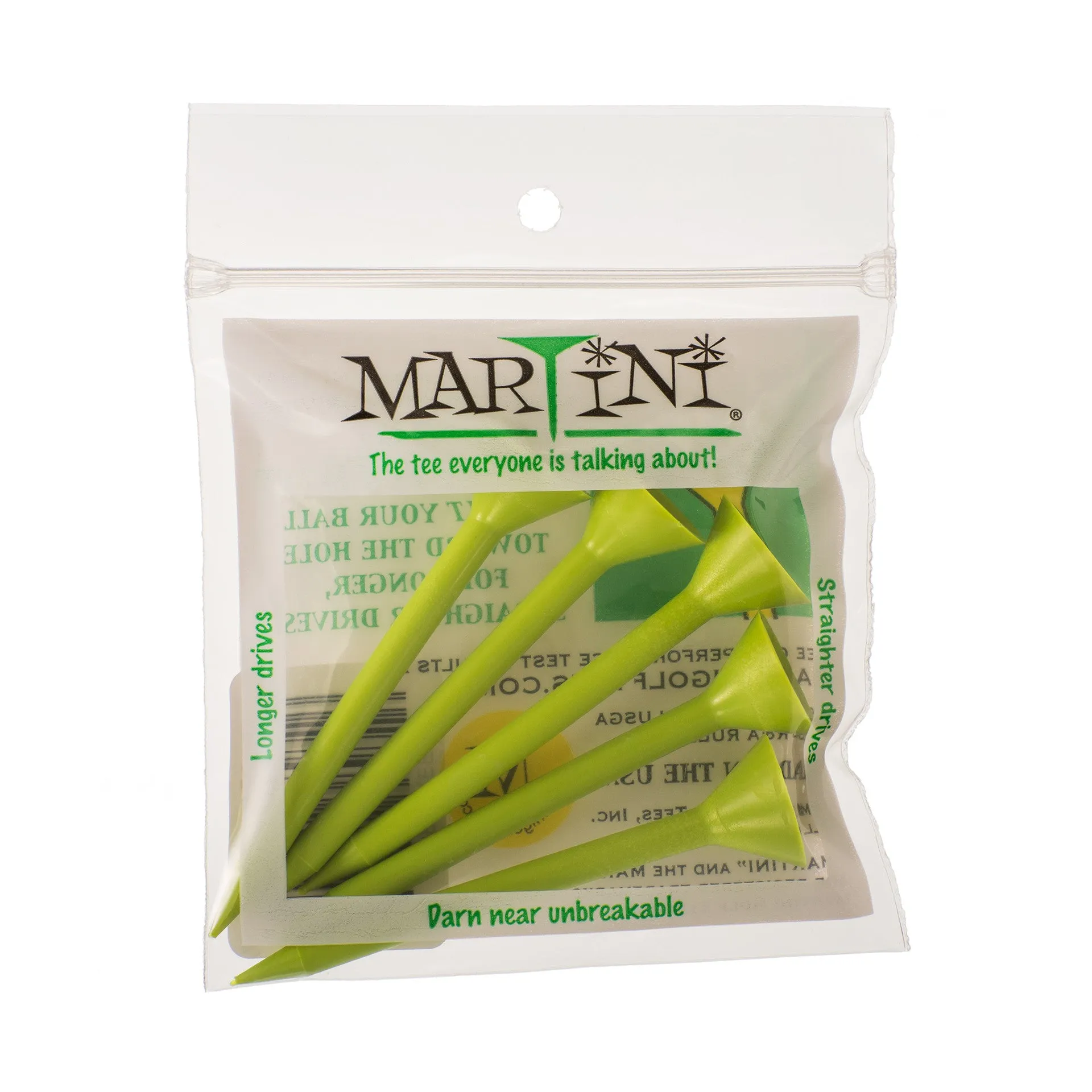 Martini 3.25" Original Golf Tees - 5 Pack