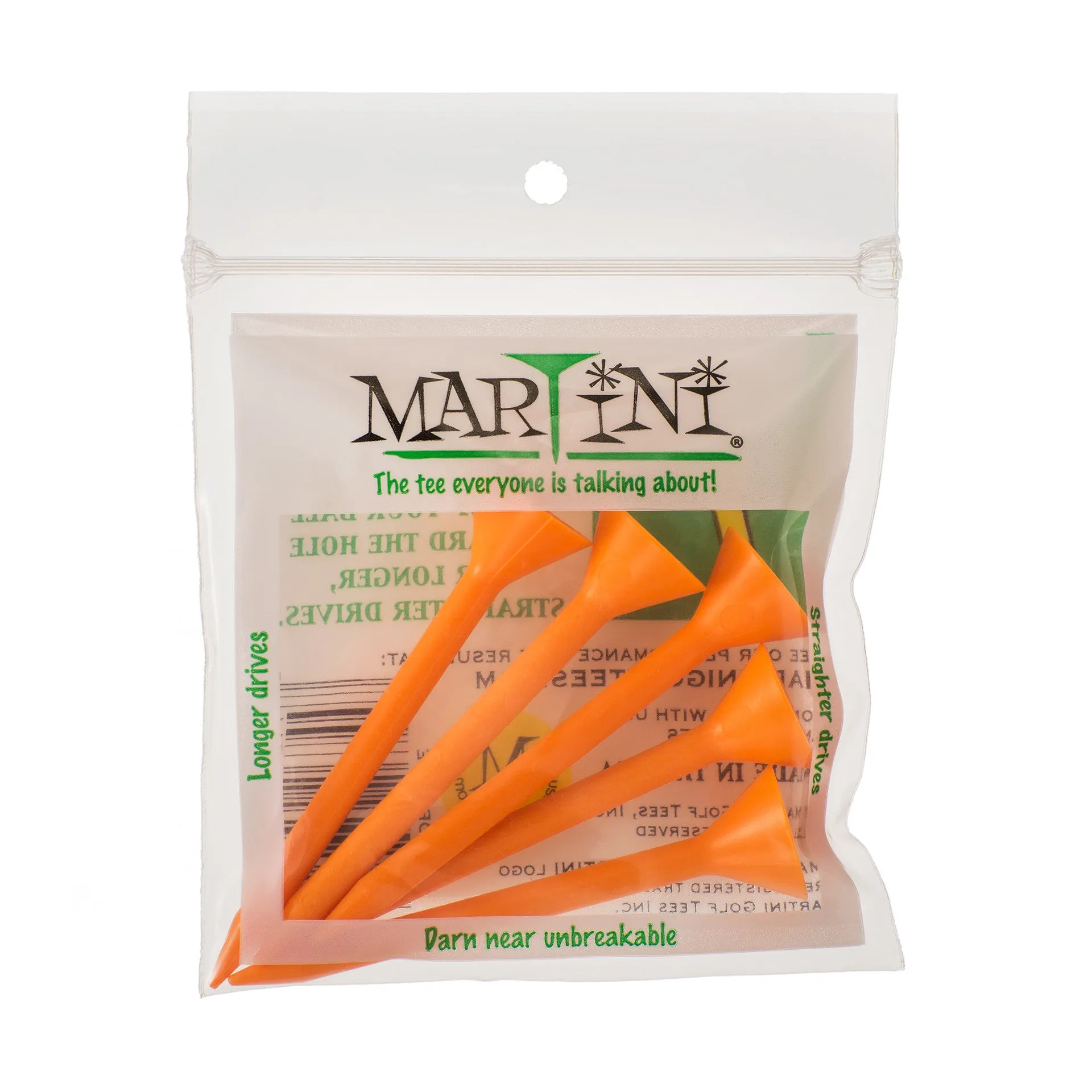 Martini 3.25" Original Golf Tees - 5 Pack