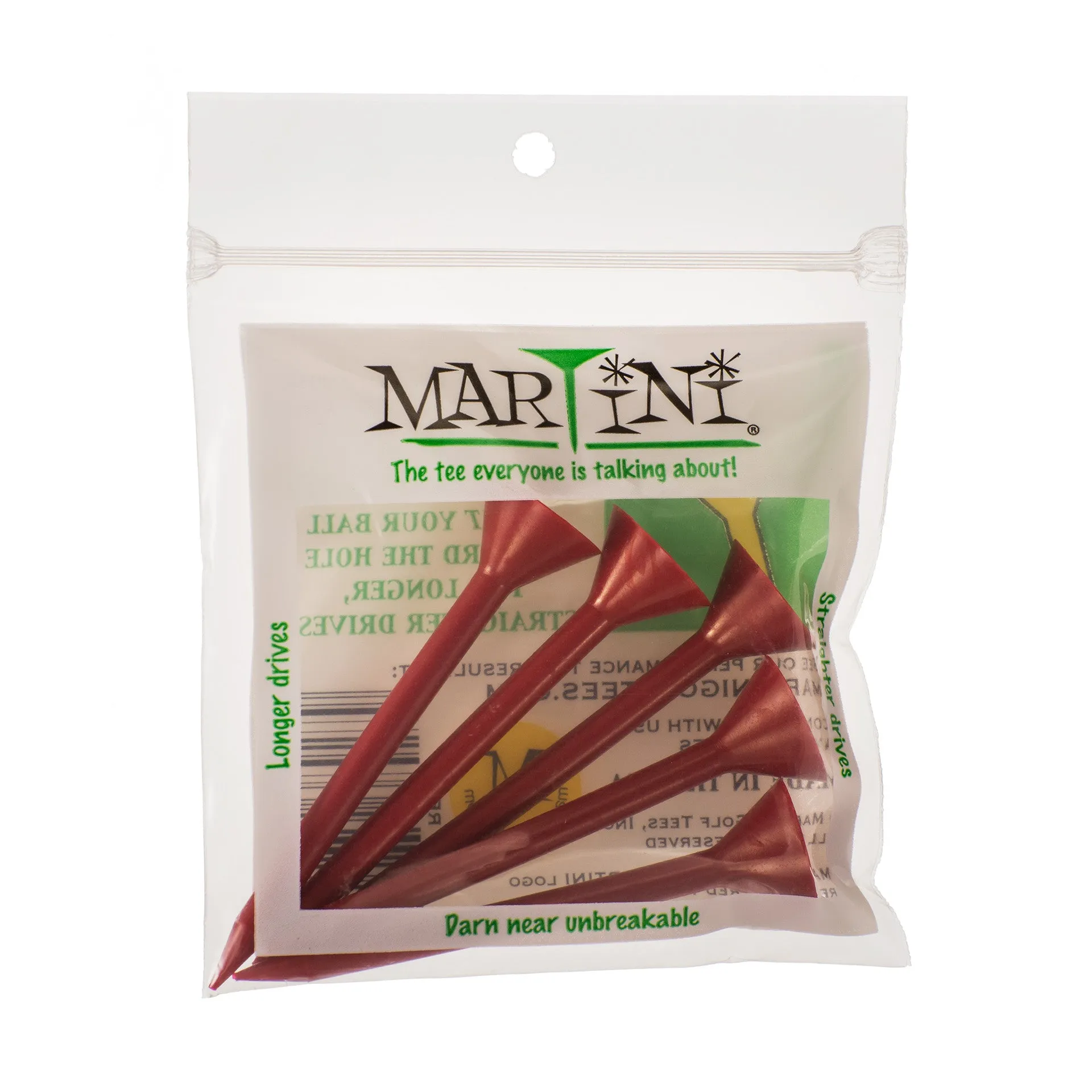 Martini 3.25" Original Golf Tees - 5 Pack