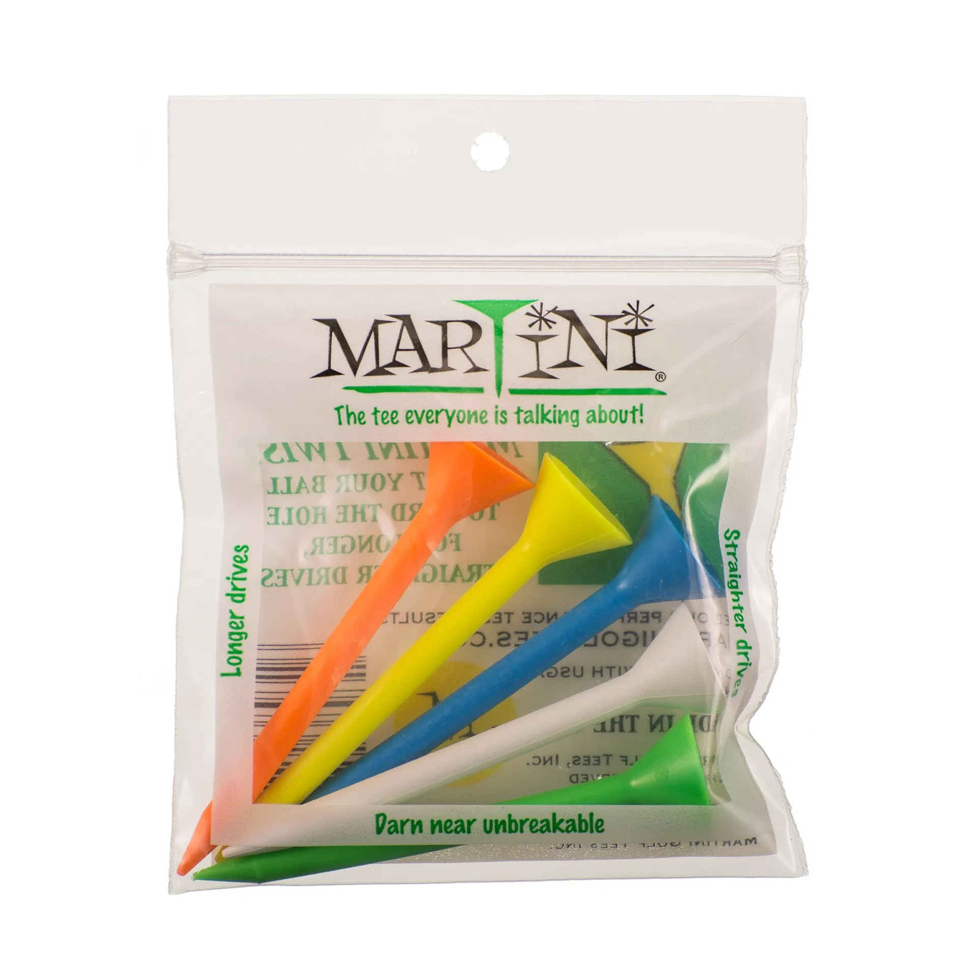 Martini 3.25" Original Golf Tees - 5 Pack