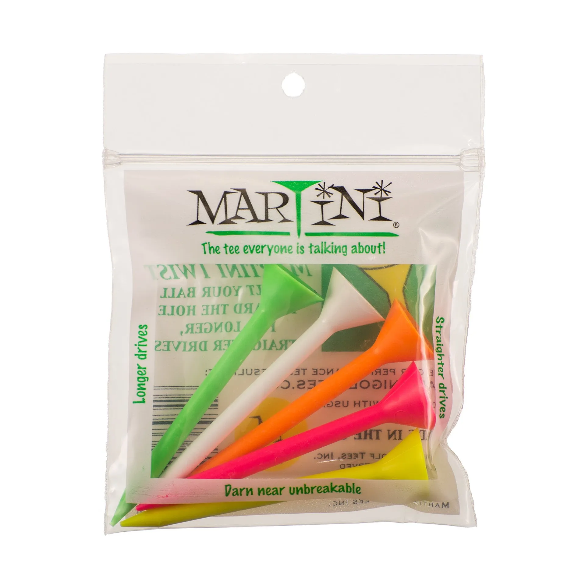 Martini 3.25" Original Golf Tees - 5 Pack