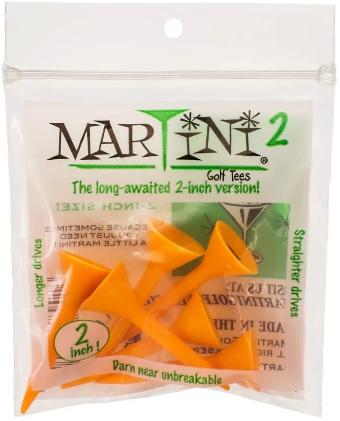 Martini Tees - 2" Short - 6 Pack