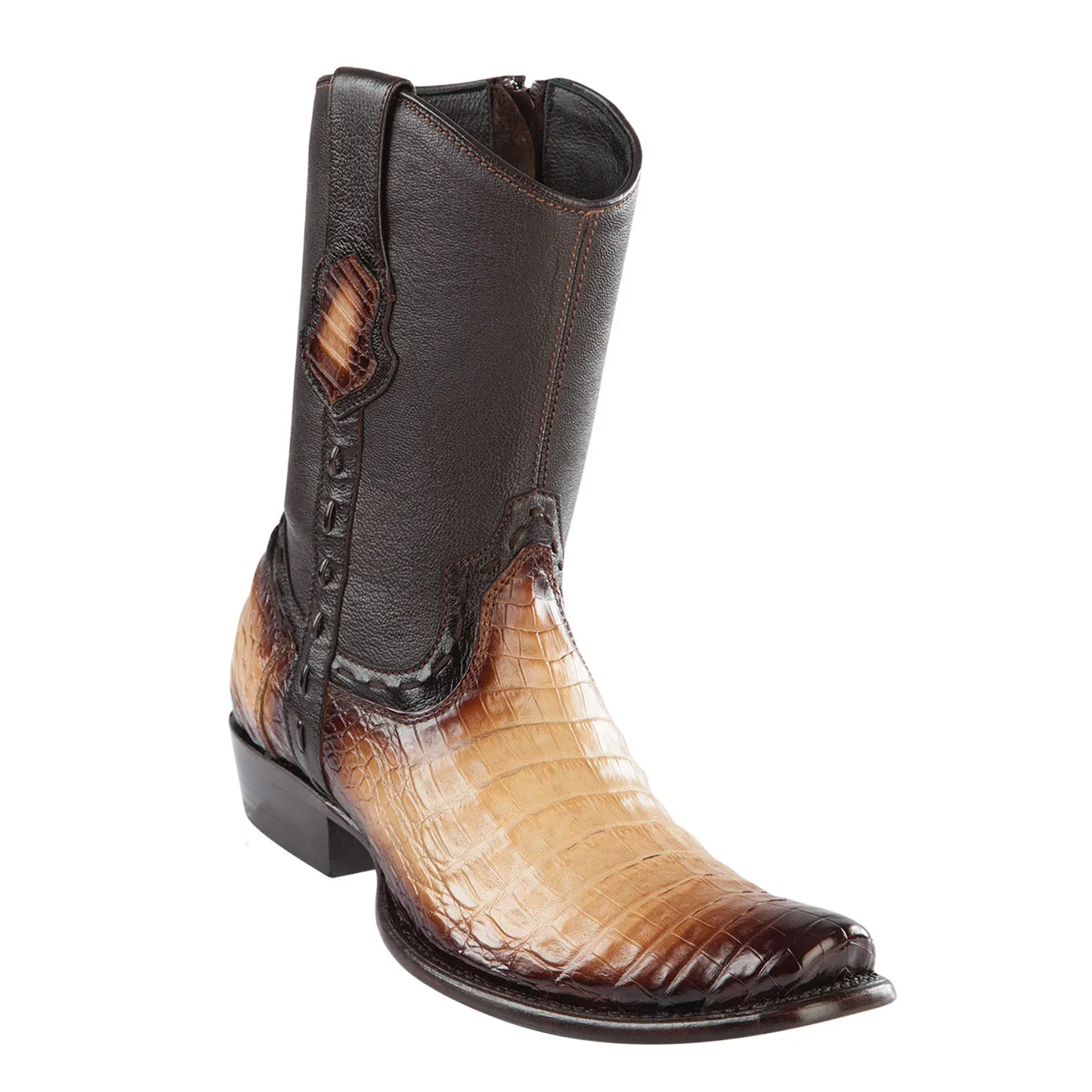 Mens Caiman Skin Boots