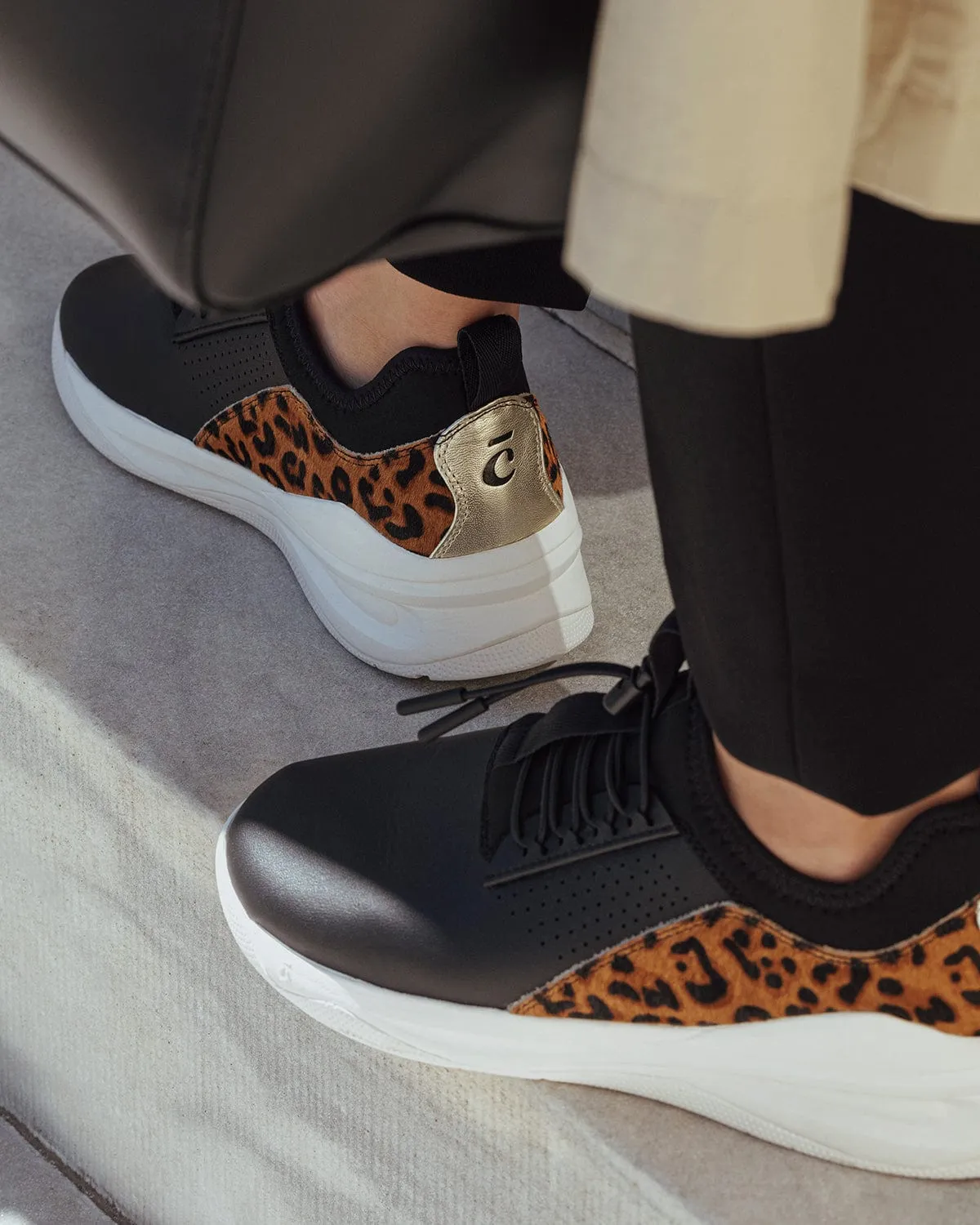 Men's Classic LX - Black / White Leopard