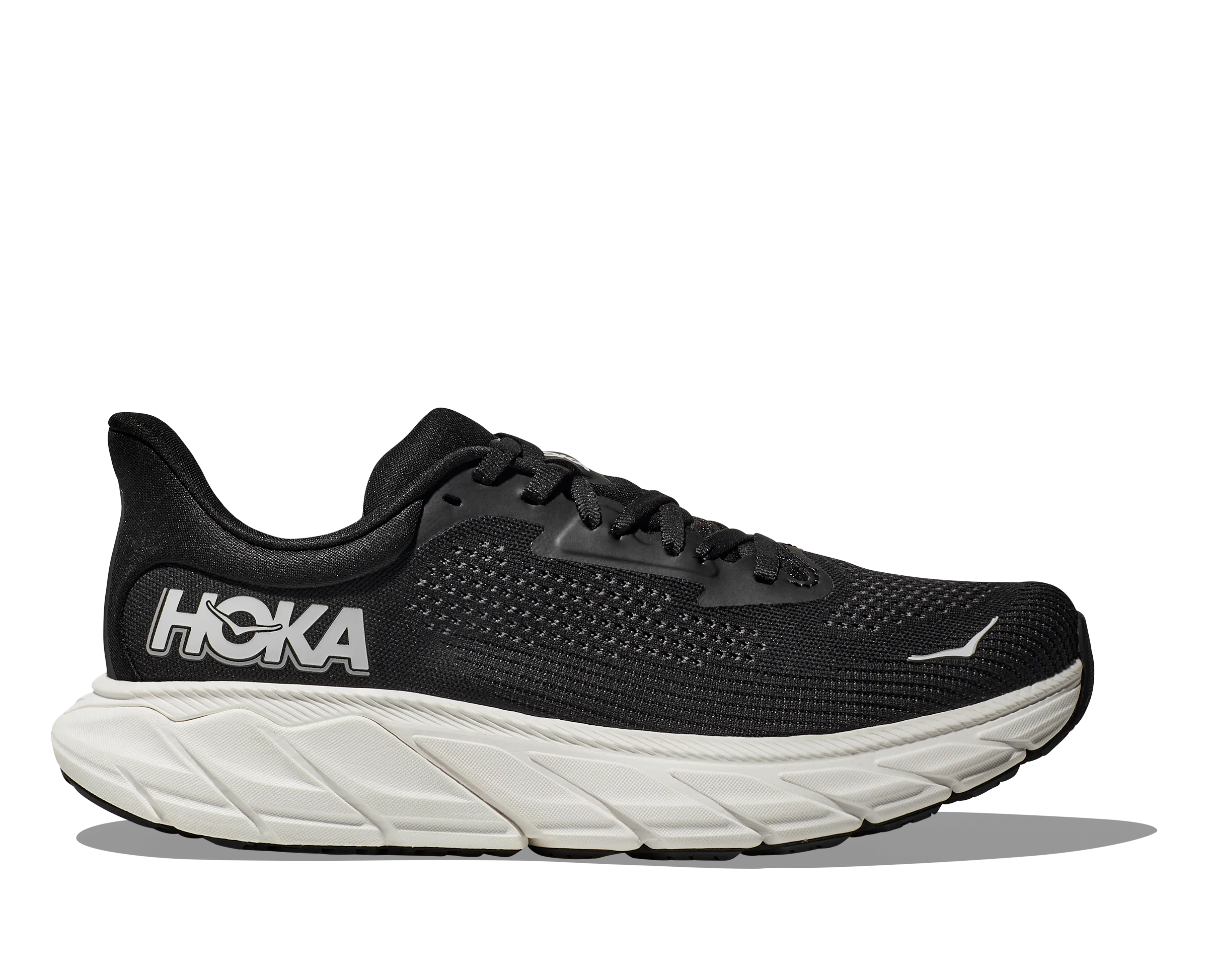 Men's Hoka Arahi 7 1147850BWHT Color:  Black/White