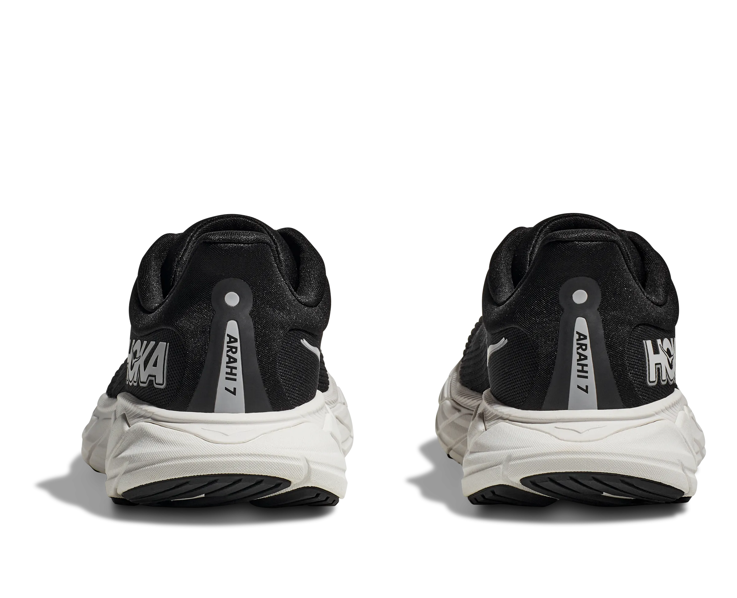 Men's Hoka Arahi 7 1147850BWHT Color:  Black/White