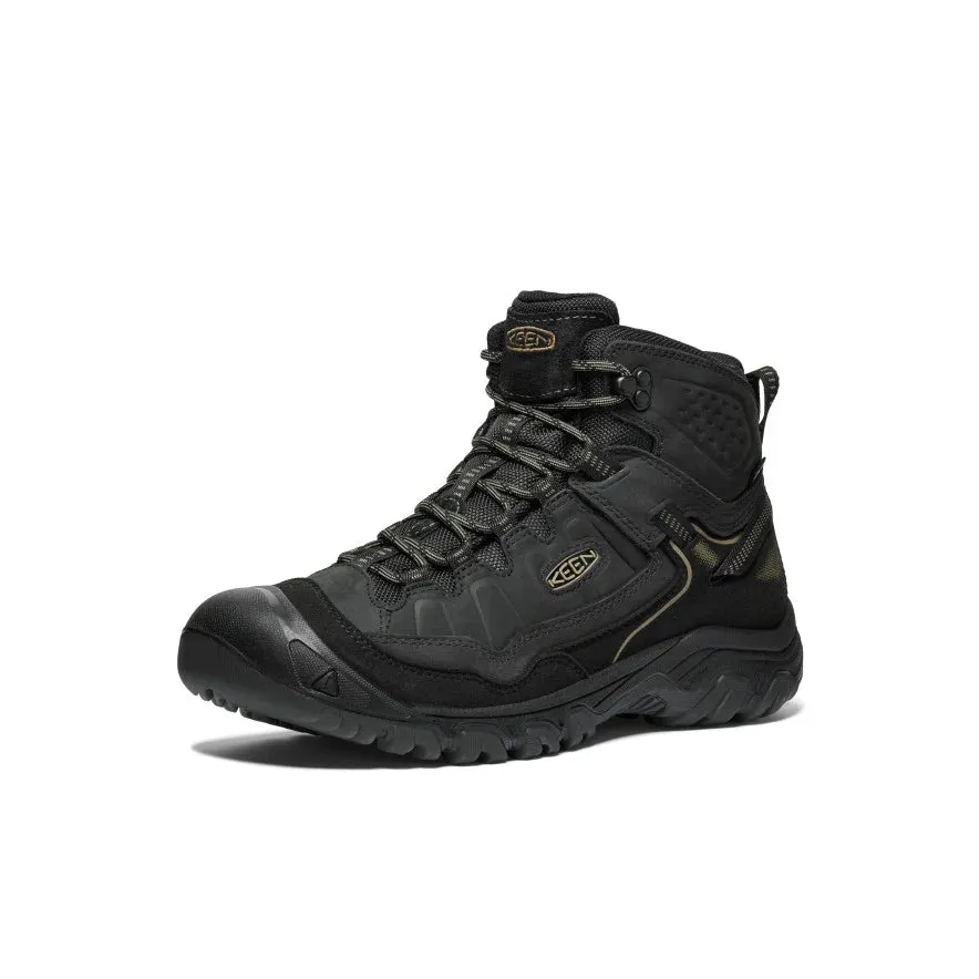 Men's Keen Targhee IV Waterproof Hiking Boot Color: Triple Black