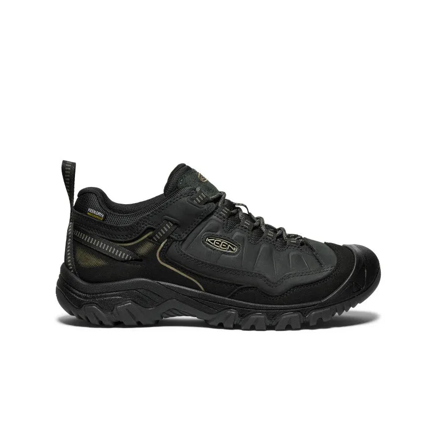 Men's Keen Targhee IV Waterproof Hiking Shoe Color: Triple Black