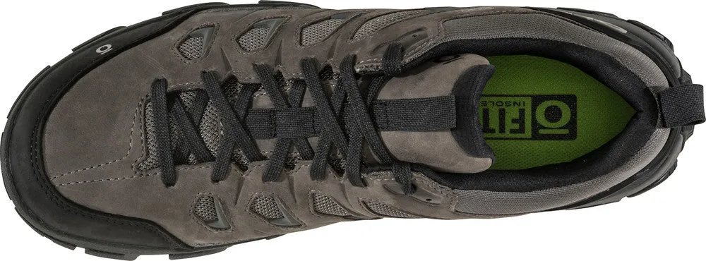 Men's Oboz Sawtooth X Low Waterproof Color: Charcoal