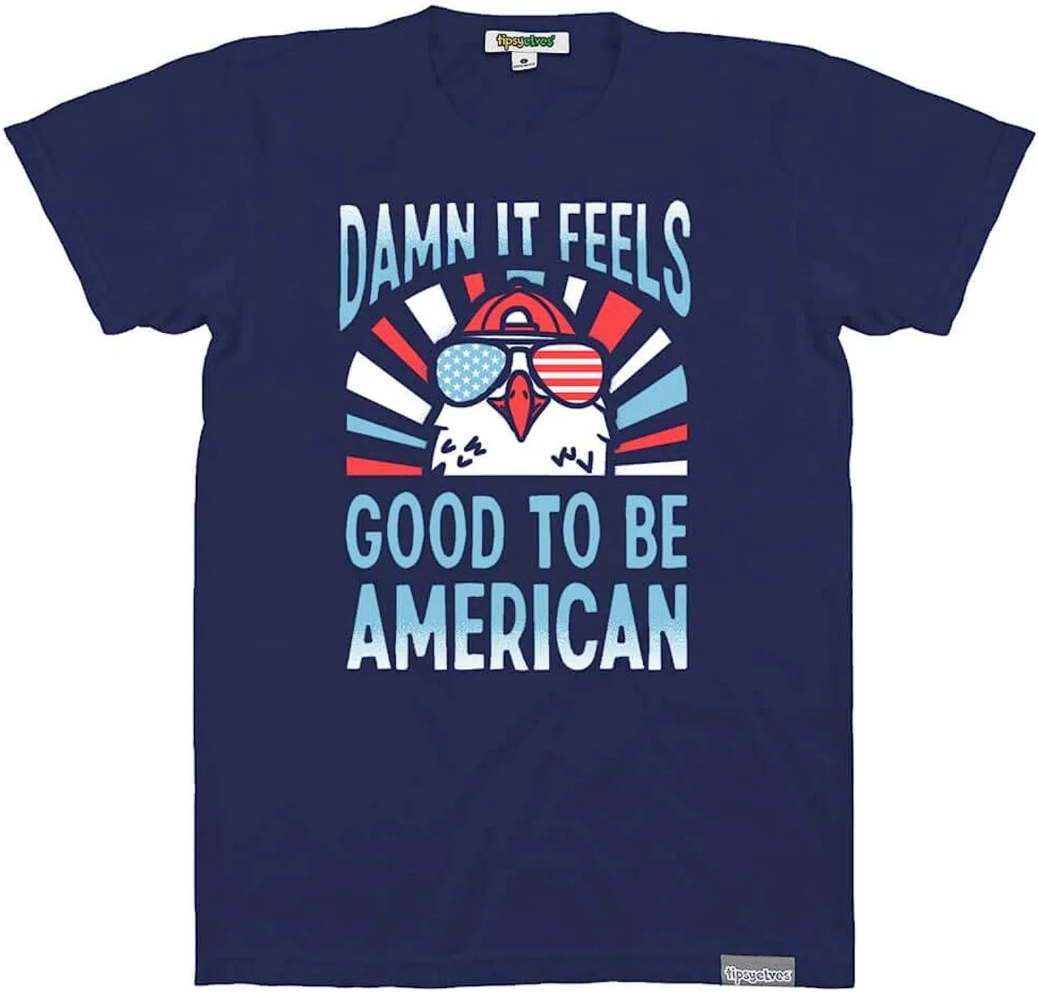 Men's Patriotic Graphic Tees for 4th of July - USA American Flag Shirts for Guys