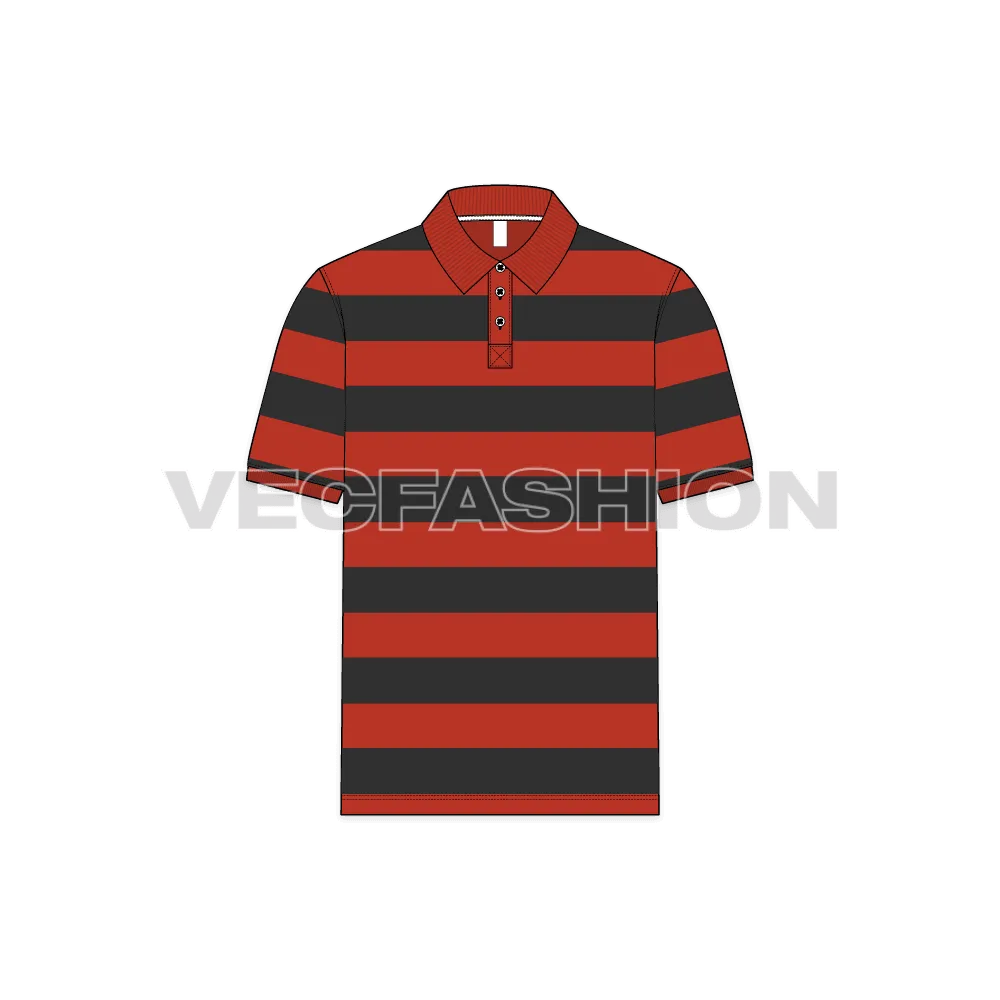 Mens Sports Golf Shirt Fashion Template