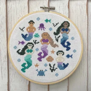 Mermaids Counted Cross Stitch Kit