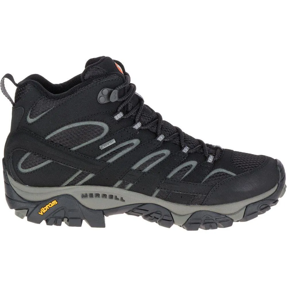 Merrell Men's Moab 2 Mid GTX Walking Boots - Black