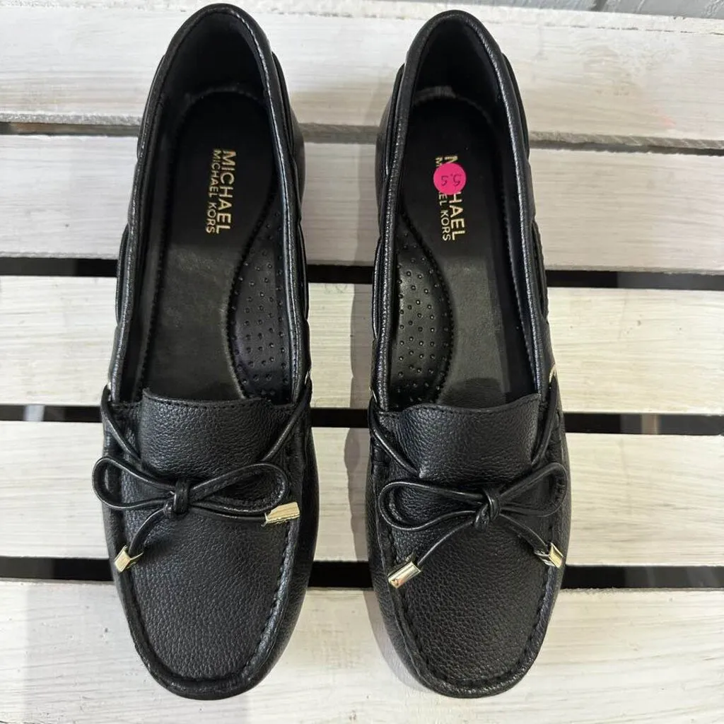 Michael Kors Sutton Leather Moccasin - Size 5.5