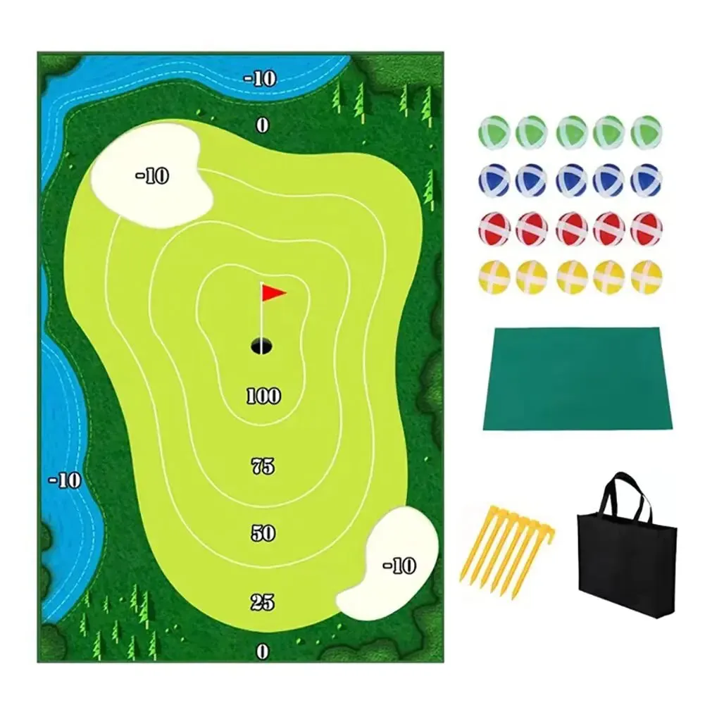 Mini Golf Game Set with High-Quality Golf Training Pad