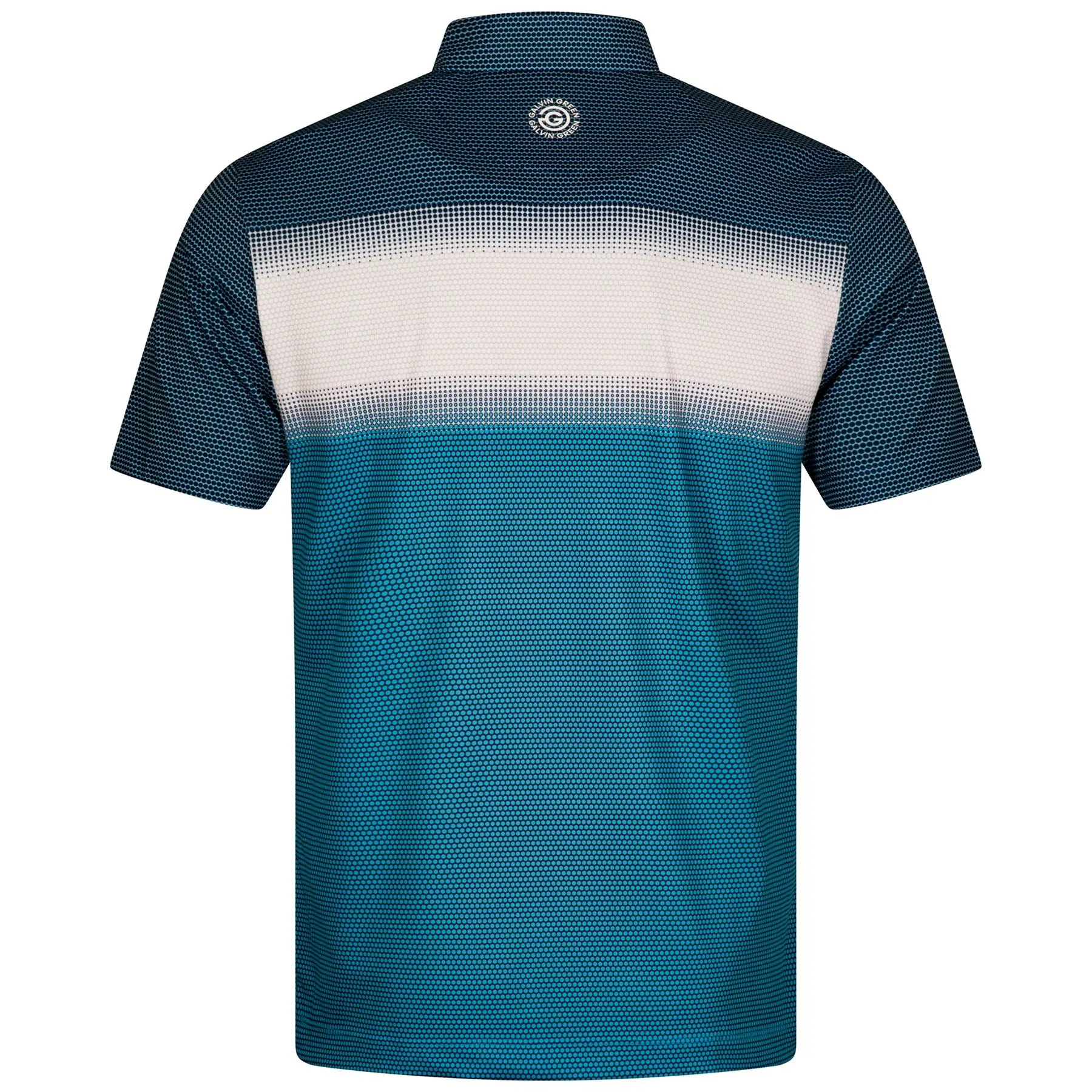 Mirca Ventil8  Polo Aqua/White/Navy - SS24