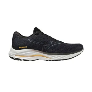 Mizuno Men's Wave Rider 26 (black/yellow) D width